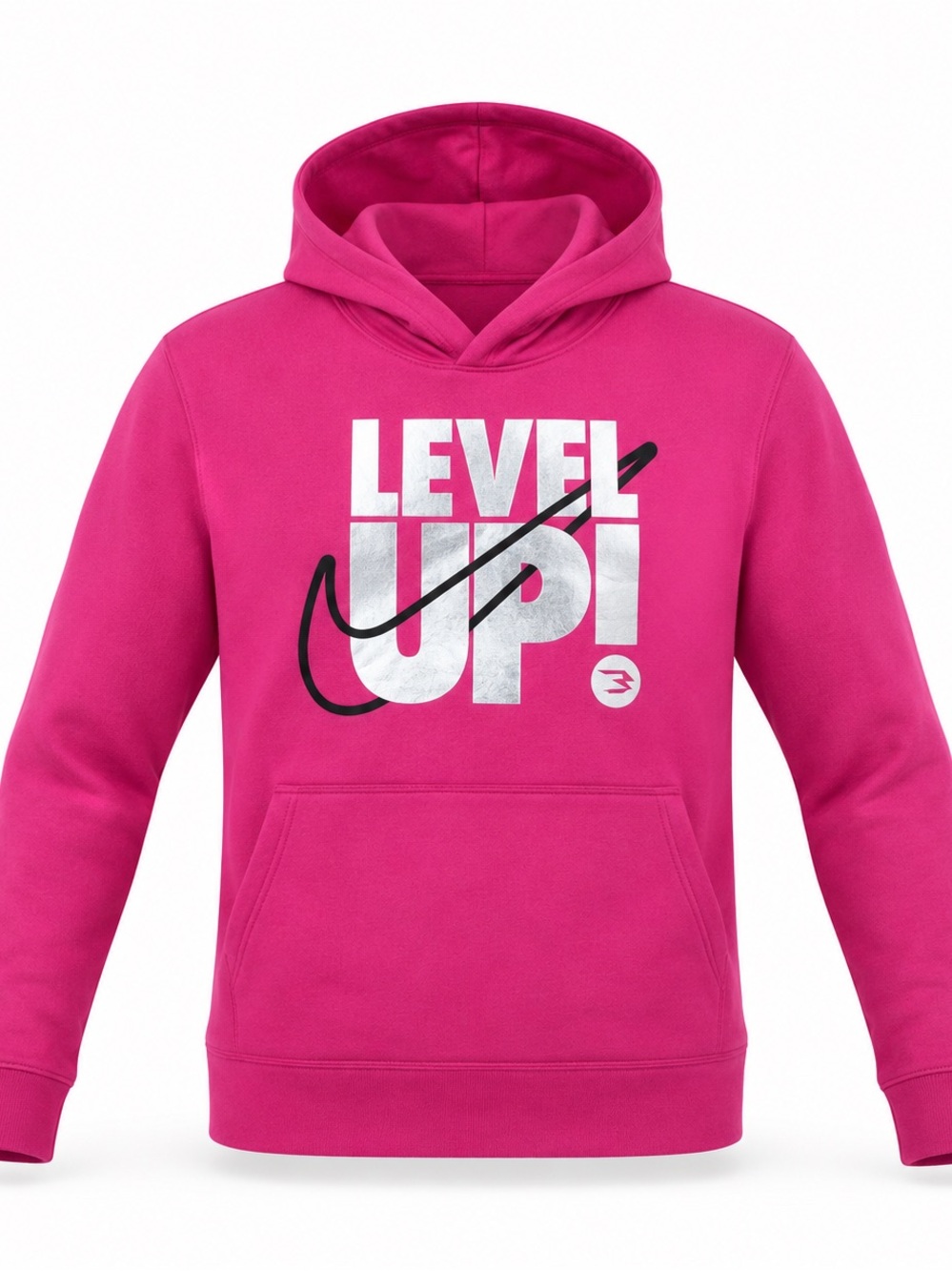 Nike Pink 'Level Up' Kids Hoodie